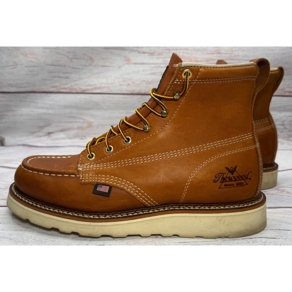 Thorogood American Heritage 6" Moc Toe Work Boots 814-4200 Mens 8.5D